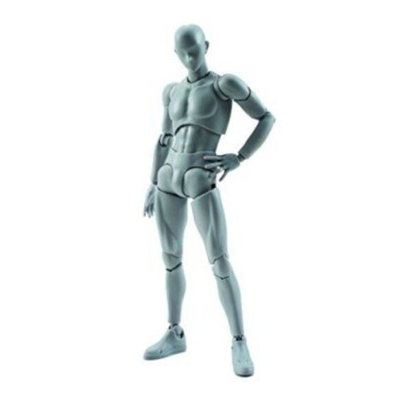Bandai Figurine S.H.Figuarts 6 inch Action Figure Body Kun DX Set Gray Version